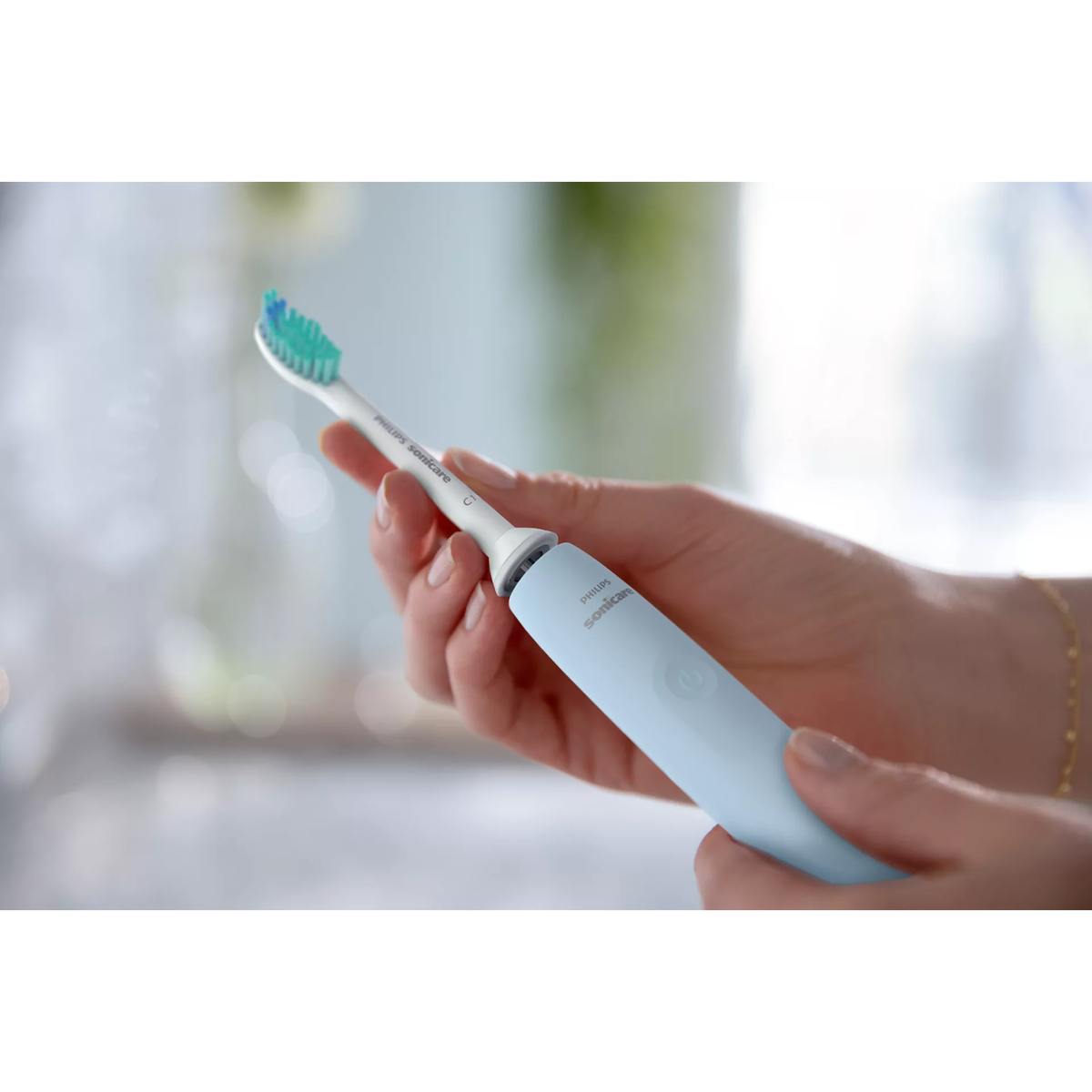 Philips Sonicare 2100 Series Sonic Electric Toothbrush, Light blue, HX3651/12