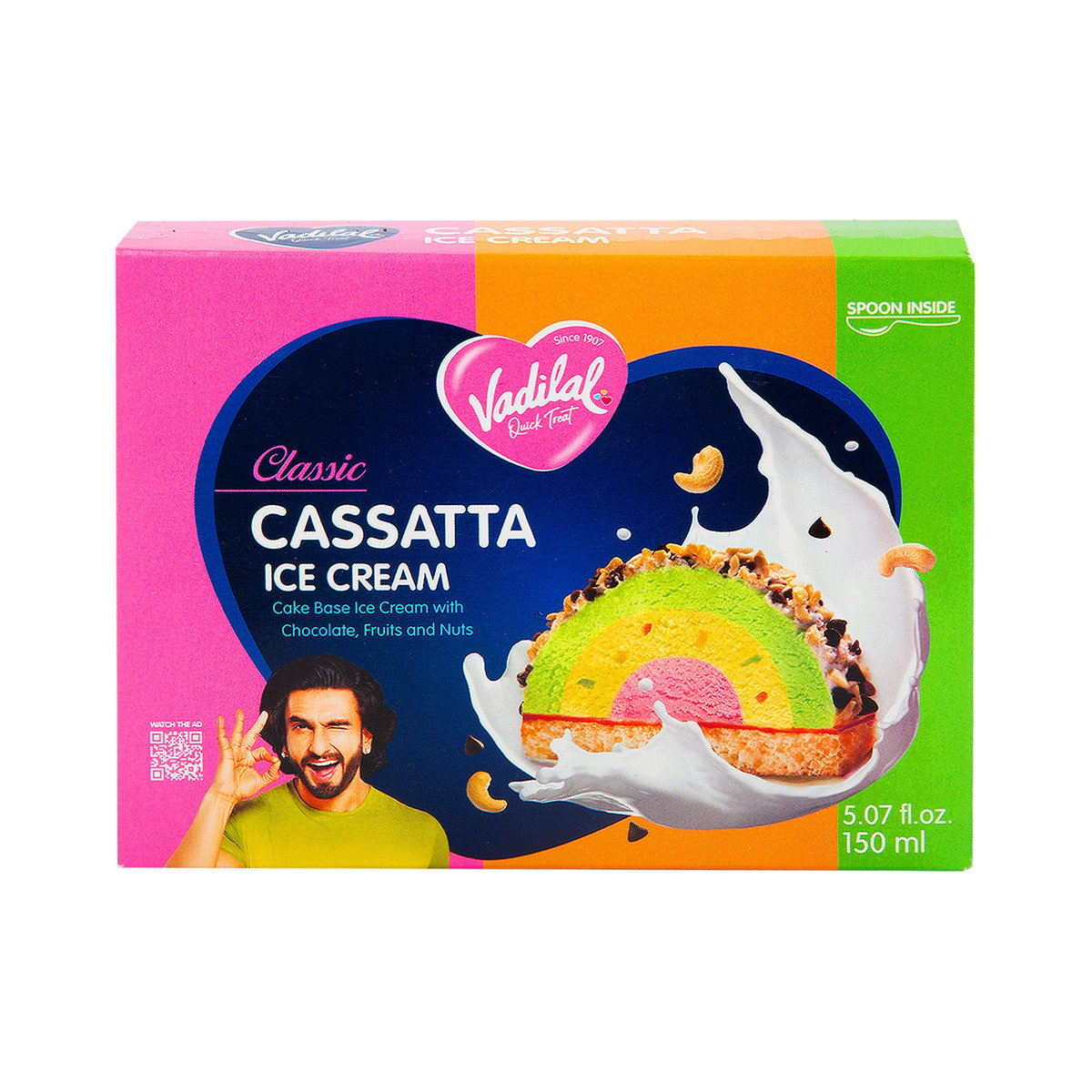 Vadilal Classic Cassatta Ice Cream 150 ml