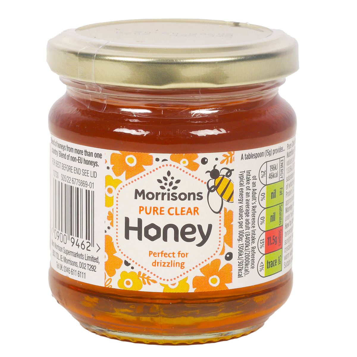 Morrisons Pure Clear Honey 227 g