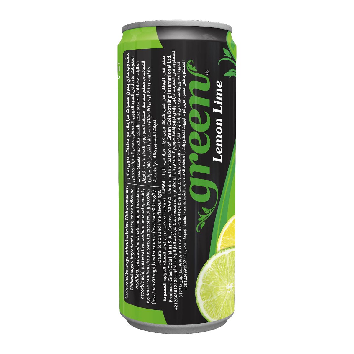Green Cola Drink Lemon Lime 6 x 330 ml