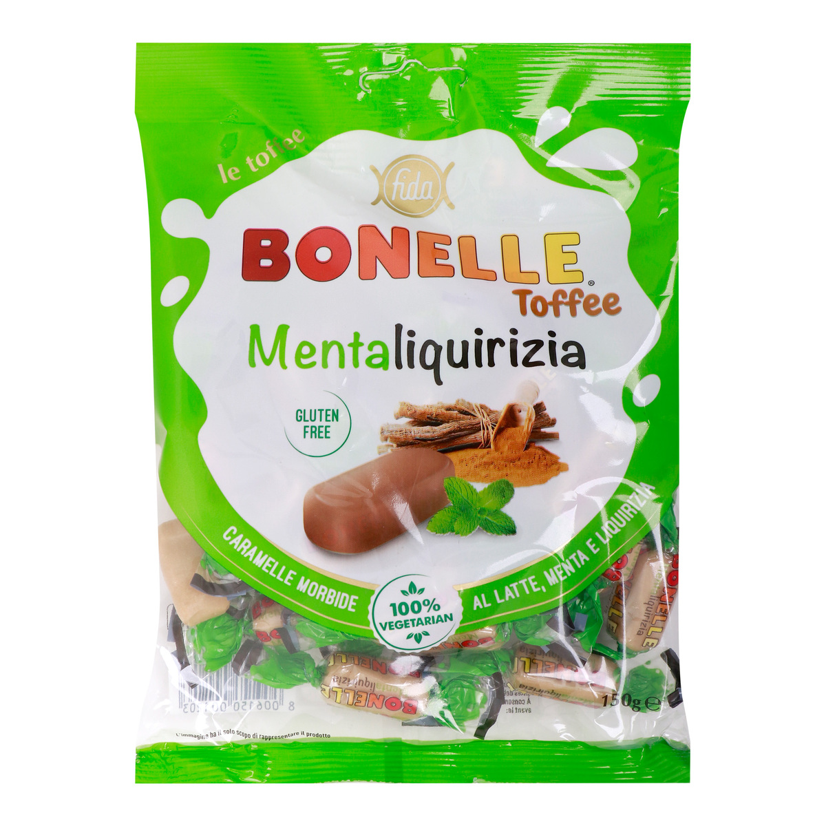 Bonelle Toffee MentaLiquirizia, 150 g