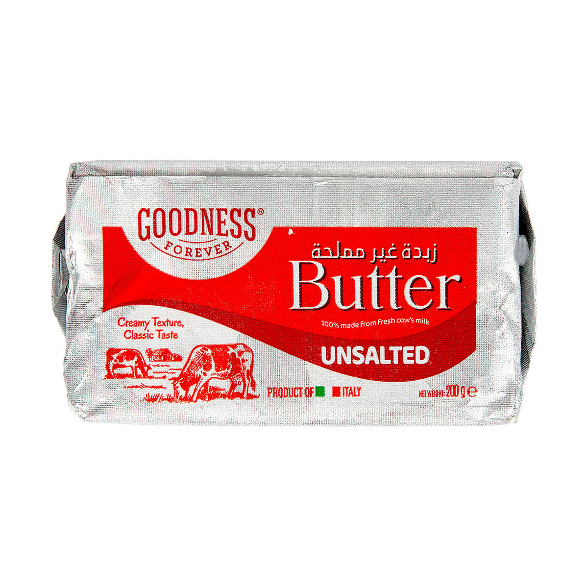 Goodness Forever Unsalted Butter 3 x 200 g
