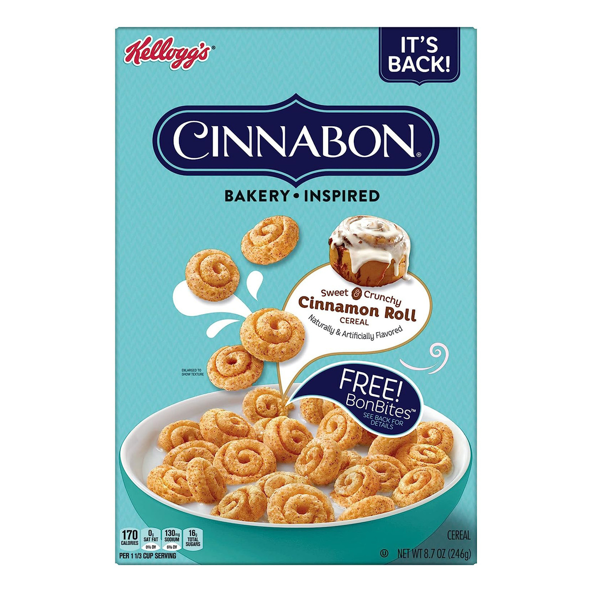 Kellogg's Cinnabon Bon Bites Cereal 246 g