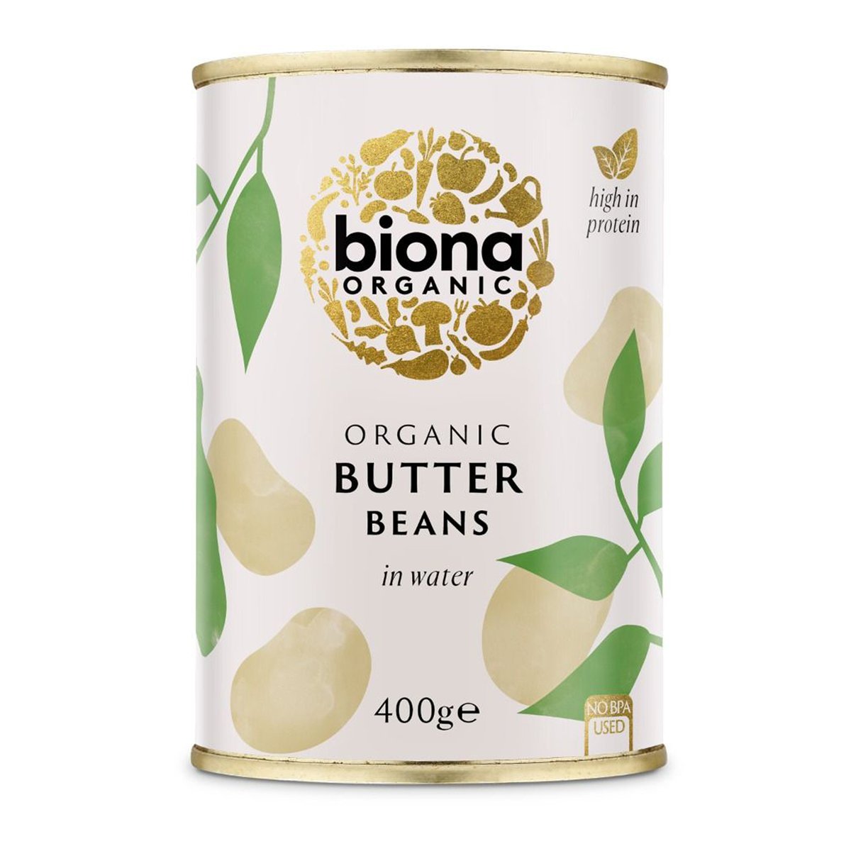 Biona Organic Butter Beans in Water 400 g