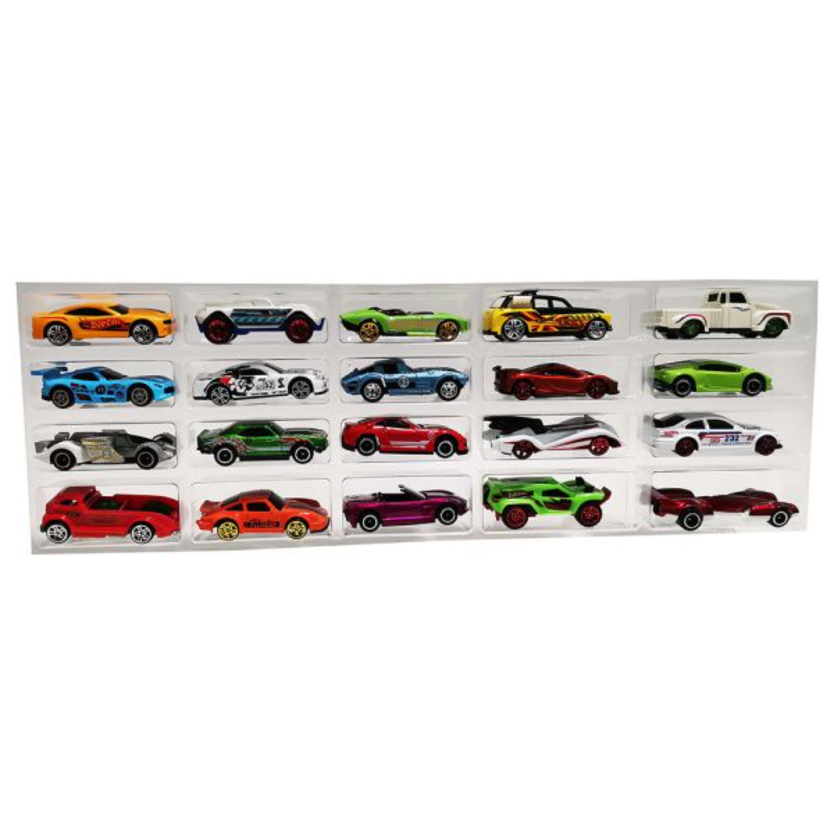 TTC Diecast Super Cars, 20 pcs, Multicolour