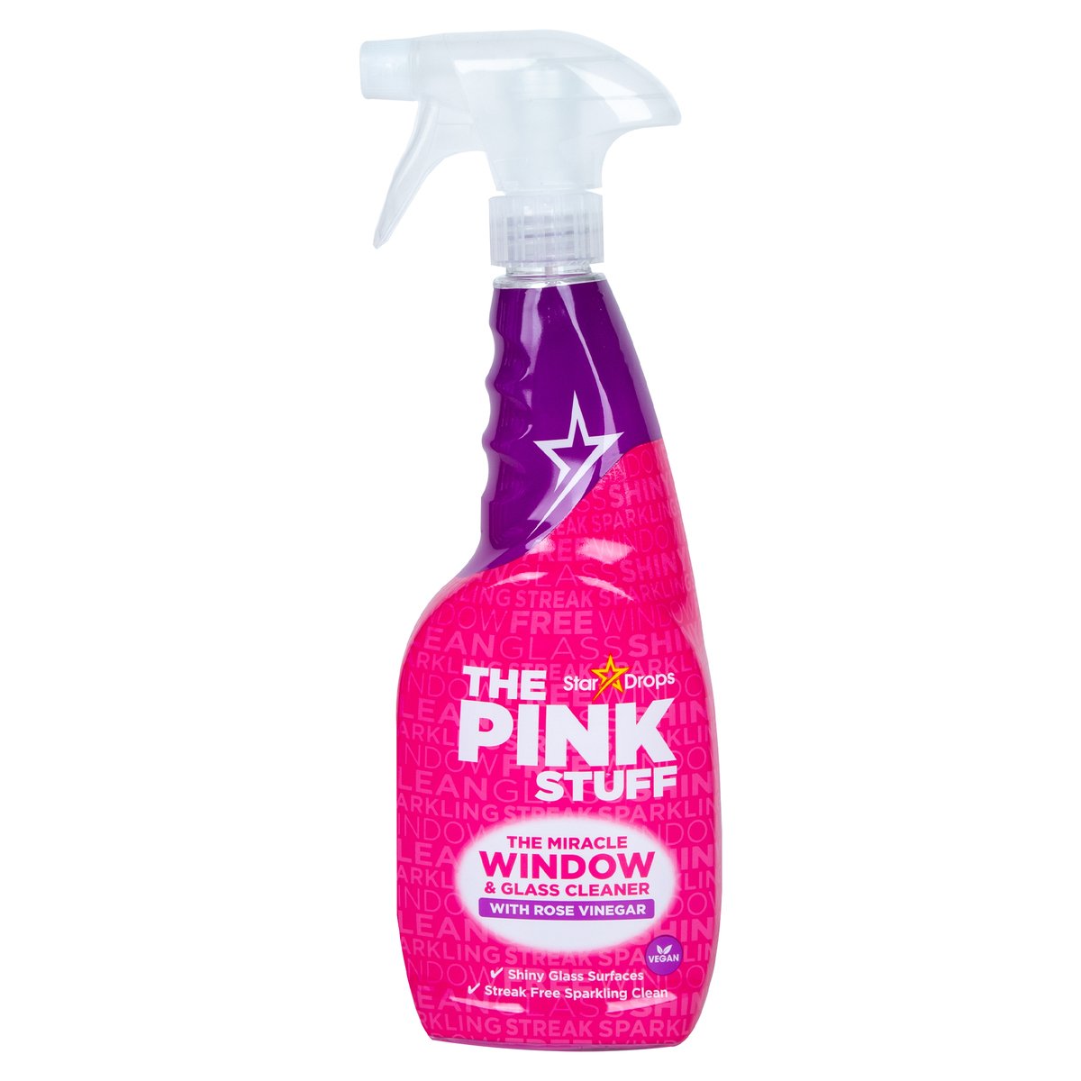 Stardrops The Pink Stuff The Miracle Window & Glass Cleaner with Rose Vinegar 750 ml