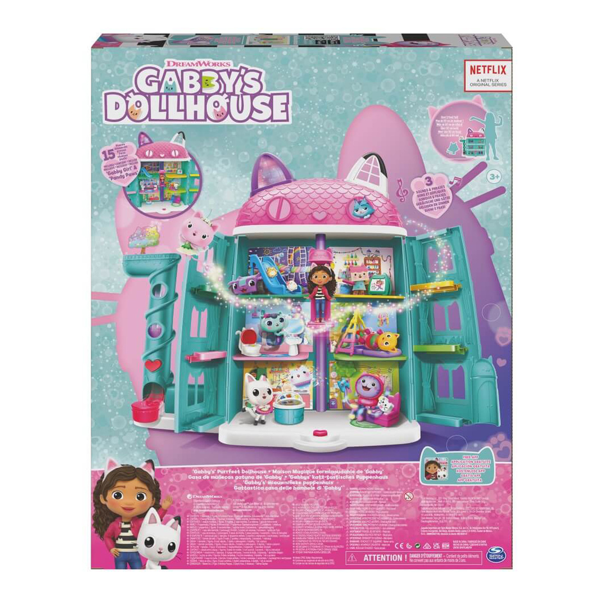 Gabbys Doll House Purrfect Dollhouse, 60 cm, 6060414