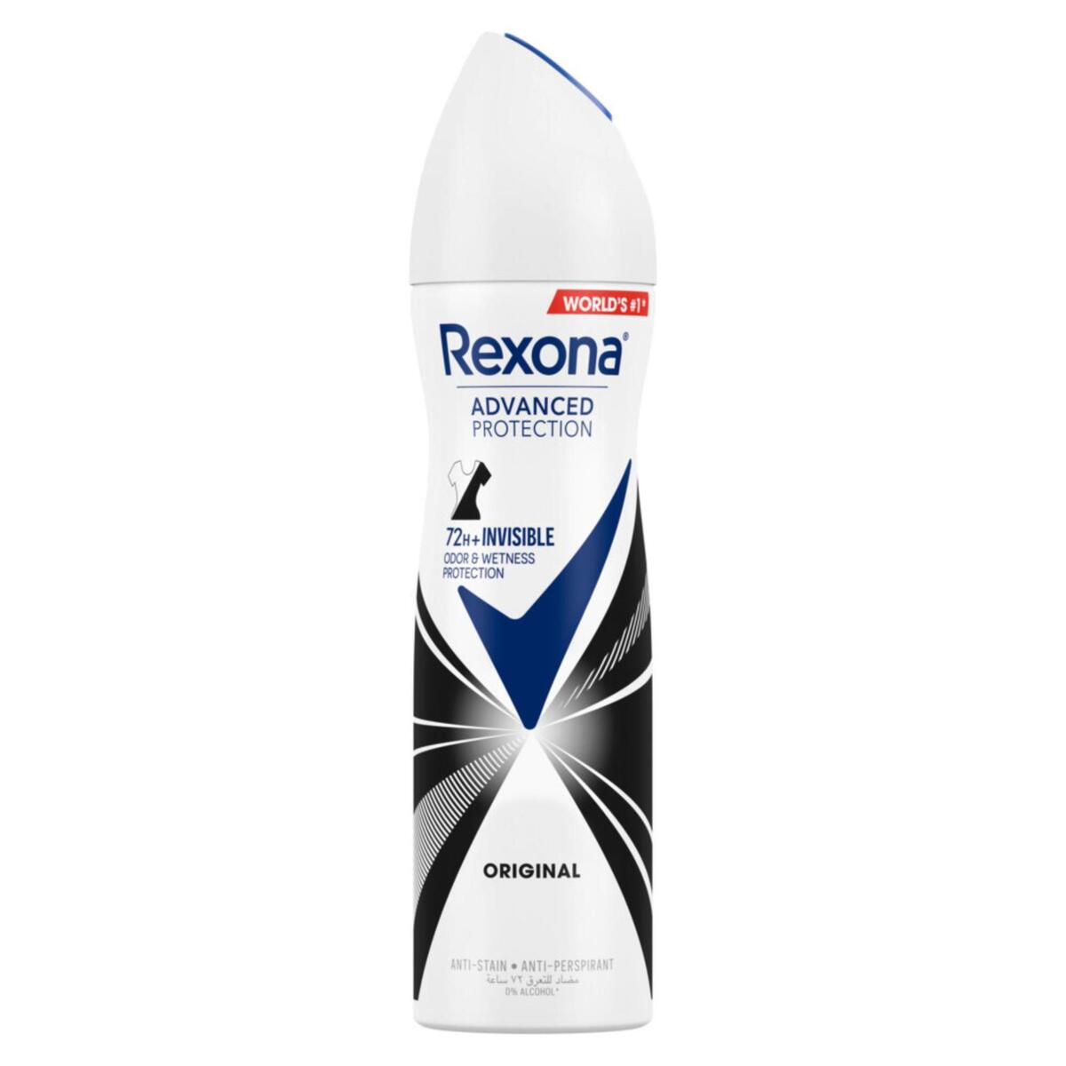 Rexona Women Antiperspirant Deodorant Spray Invisible 150 ml