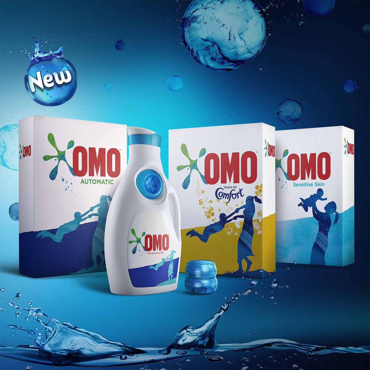 OMO Active Fabric Cleaning Powder 260g