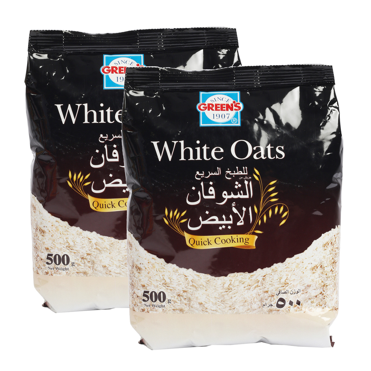 Green's White Oats Pouch Value Pack 2 x 500 g