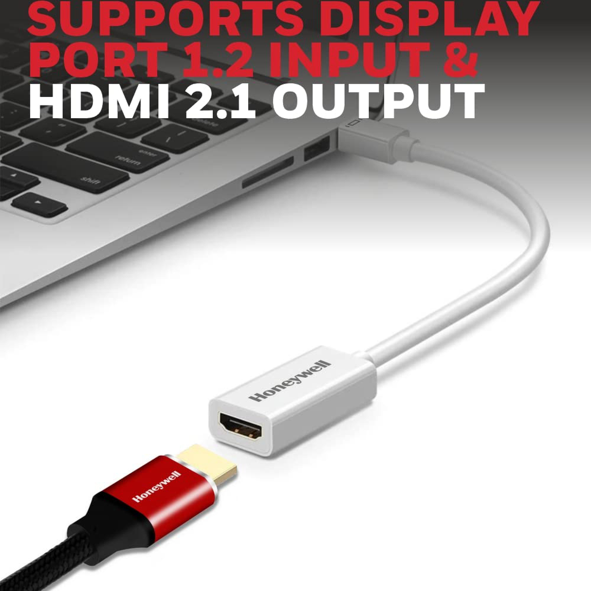 Honeywell Mini Display to HDMI Adapter, White, HC000002/ADP