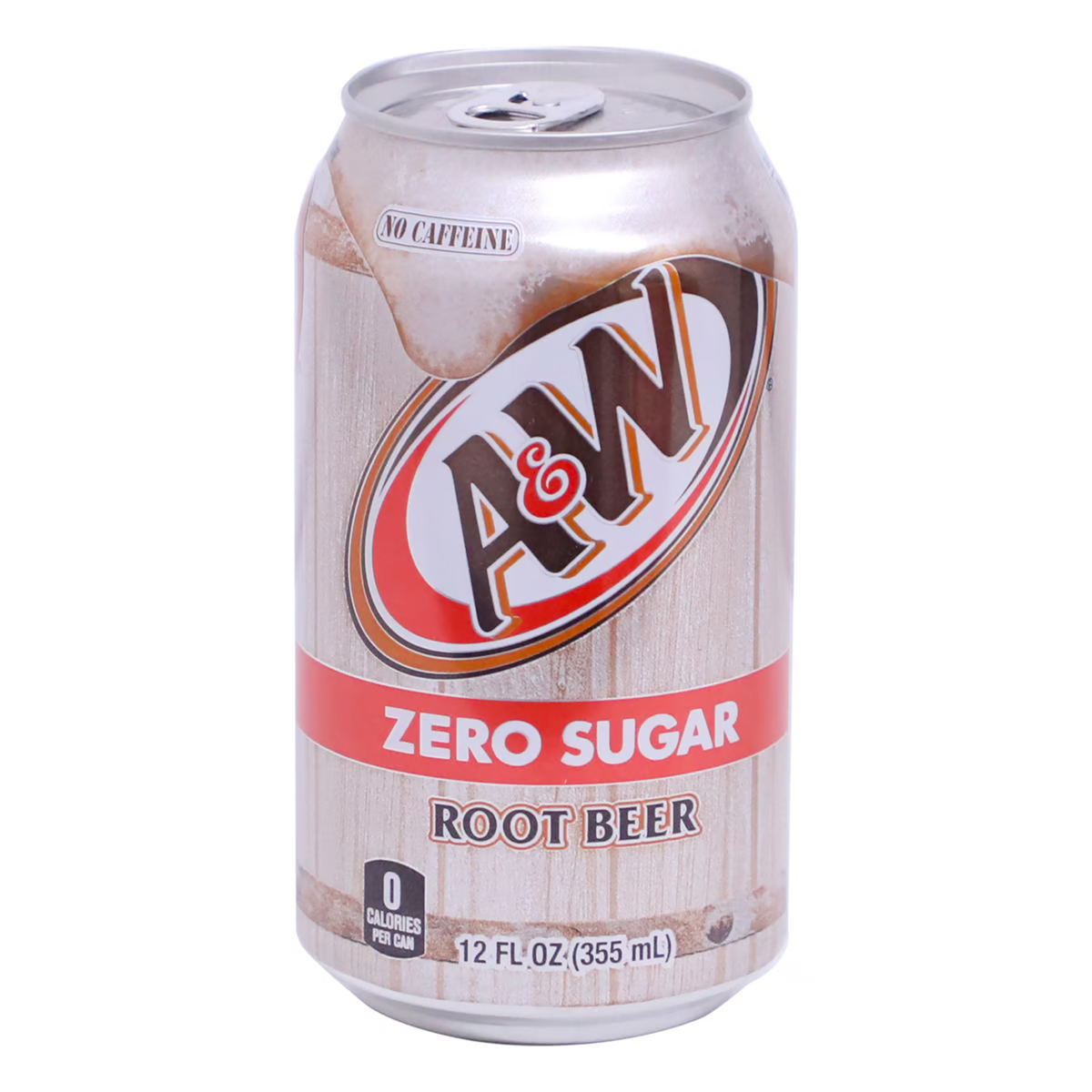 A&W Zero Sugar Root Beer 4 x 355 ml