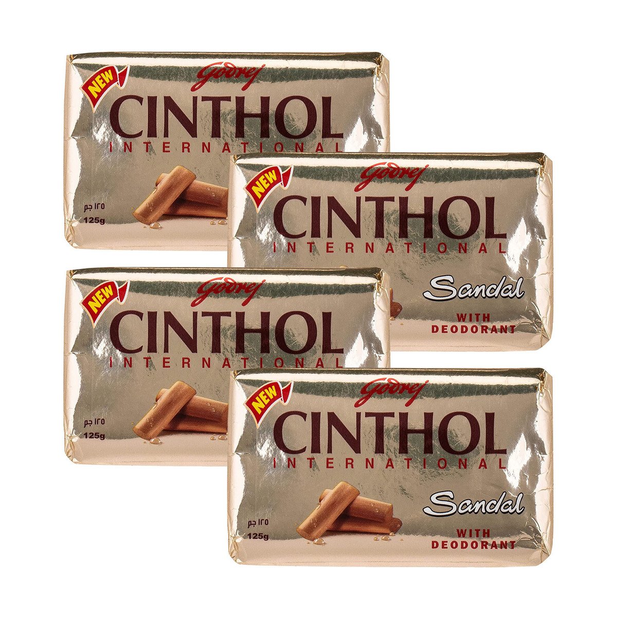 Cinthol Sandal Soap Value Pack 4 x 175 g