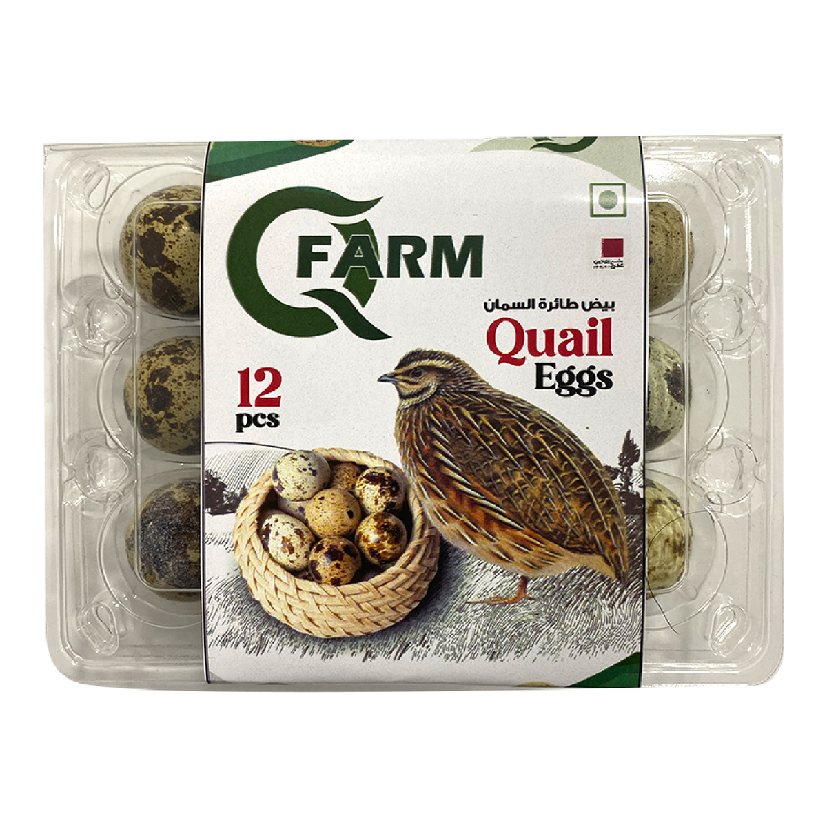 Q Farm Quail Eggs 12 pcs