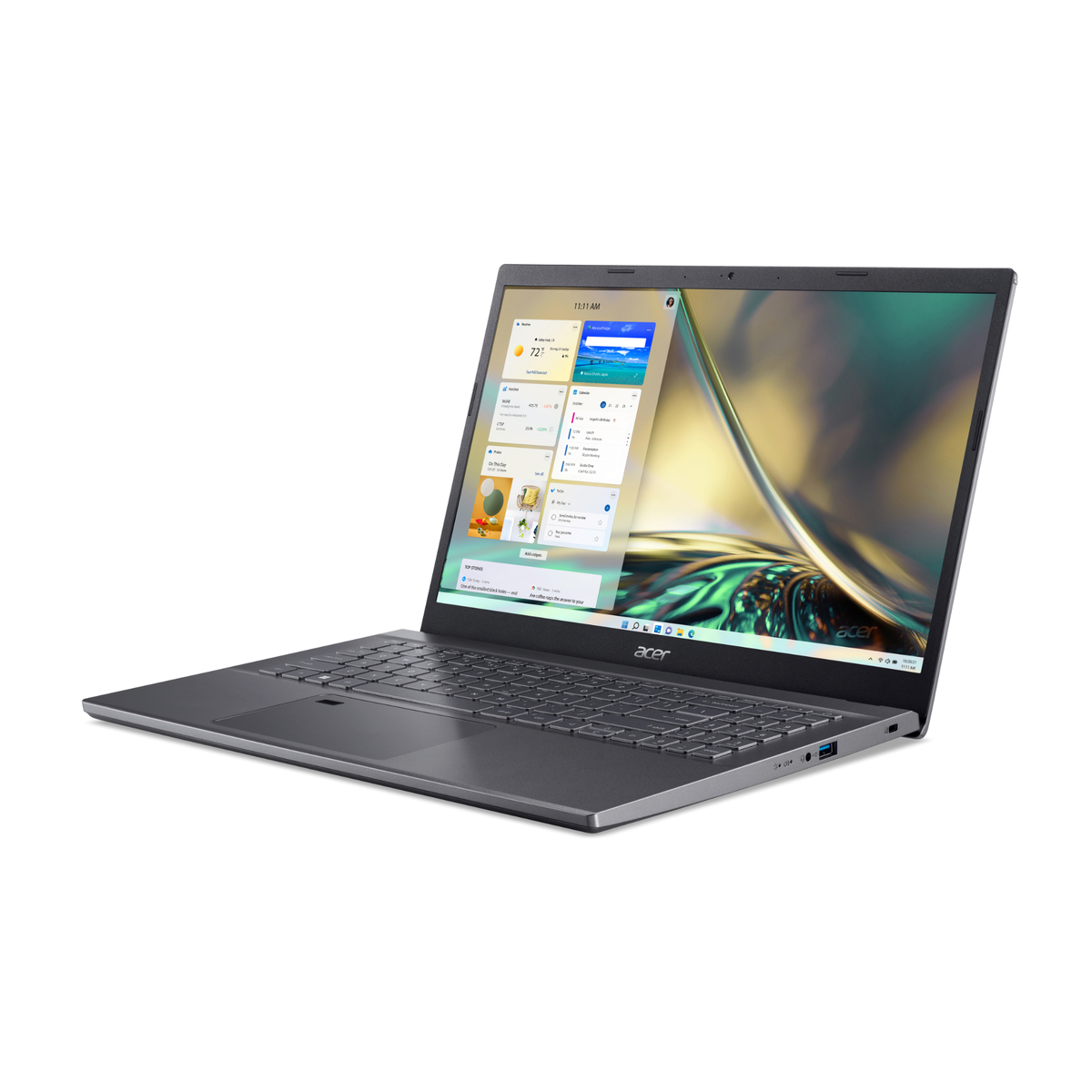 Acer Aspire 5 Notebook, 15.6 Inches, FHD Display, Intel Core i7-12650H, Intel UHD Graphics card, Windows 11, 16 GB RAM, 1 TB Storage, Iron, A515-57-76RT