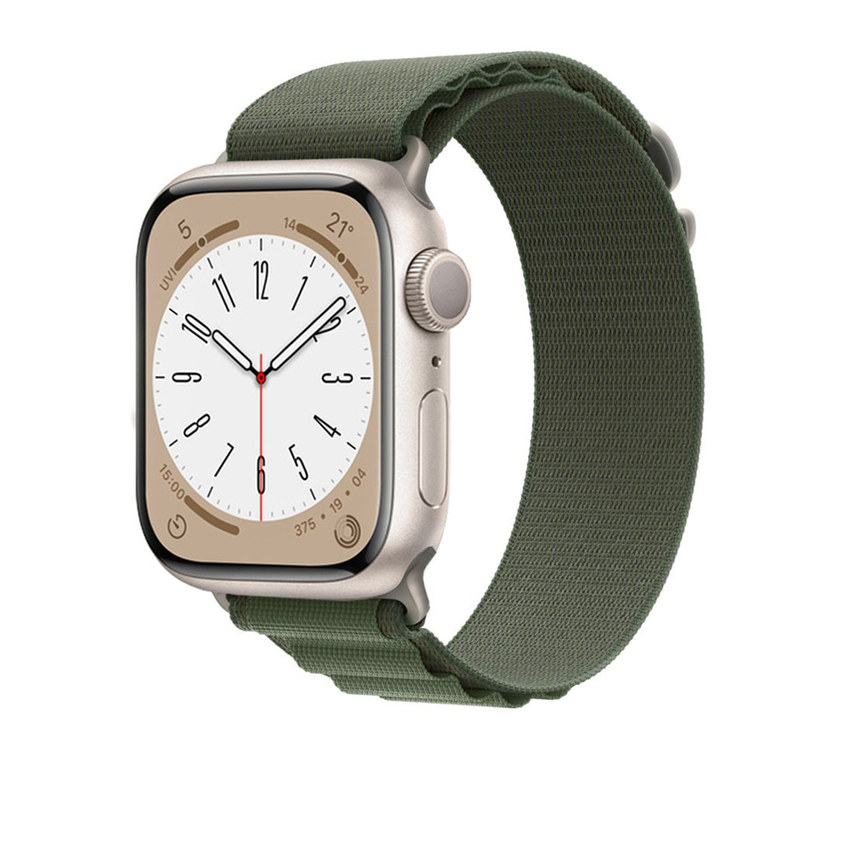 Protect Alpine Loop Apple Watch Ultra Polyester Band Compatible With Apple Watch Band 42mm 44mm 45mm 49mm, Green