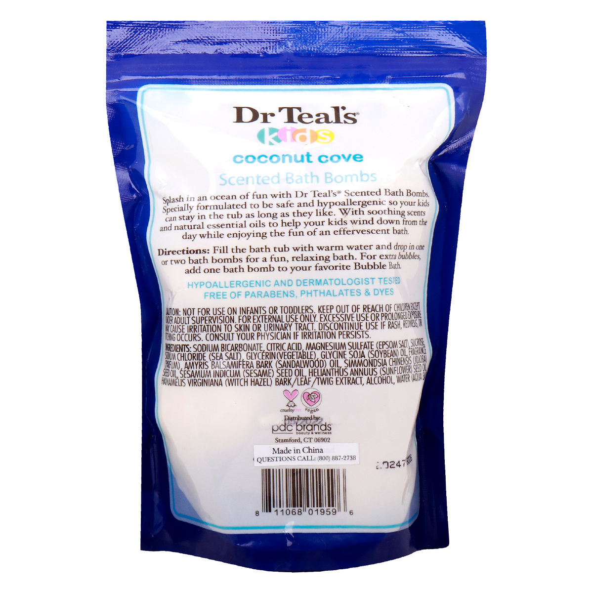 Dr Teal's Kids Bath Bombs With Coconut Cove Scent 45 g