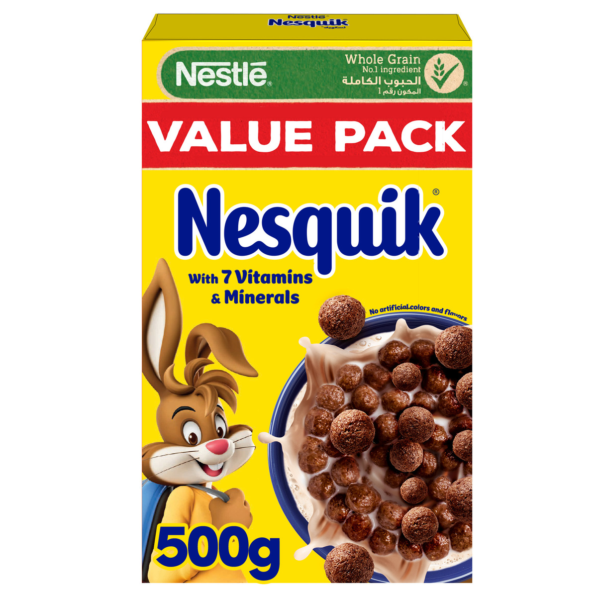 Nestle Nesquik Chocolate Flavoured Cereals Value Pack 500 g
