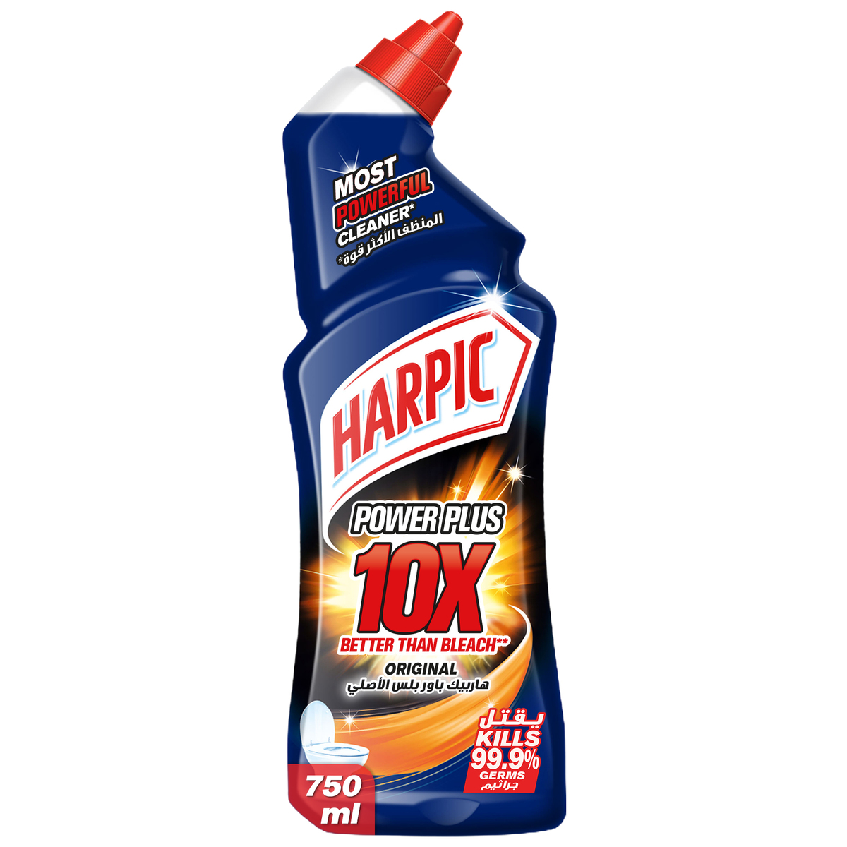 Harpic Original Power Plus 10X Most Powerful Toilet Cleaner, 750