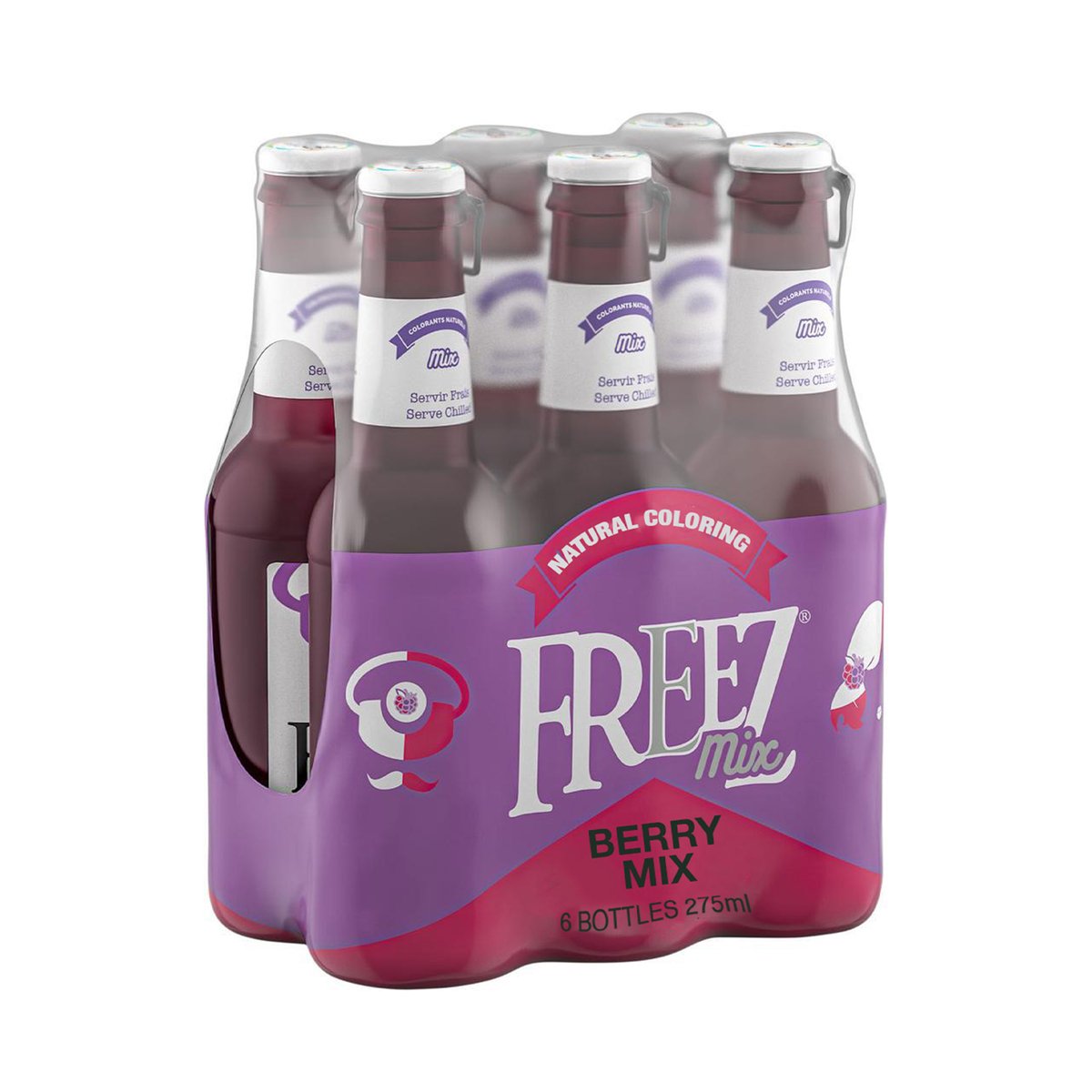 Freez Berry Mix Carbonated Flavoured Drink 6 x 275 ml