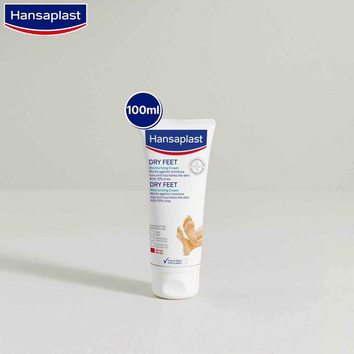Hansaplast Moisturising Cream For Dry Feet 100 ml