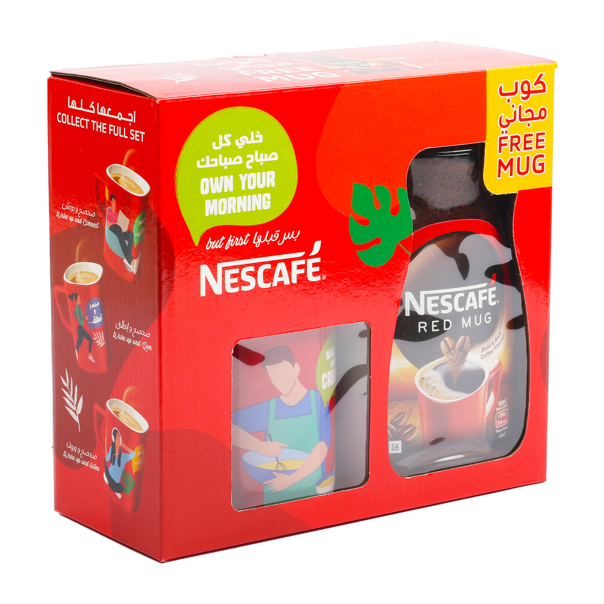 Nescafe Red Mug Coffee Jar 190 g + Free Mug