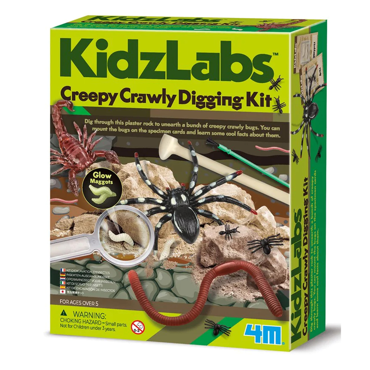 4M KidzLabs - Creepy Crawly Digging Kit, 00-03397