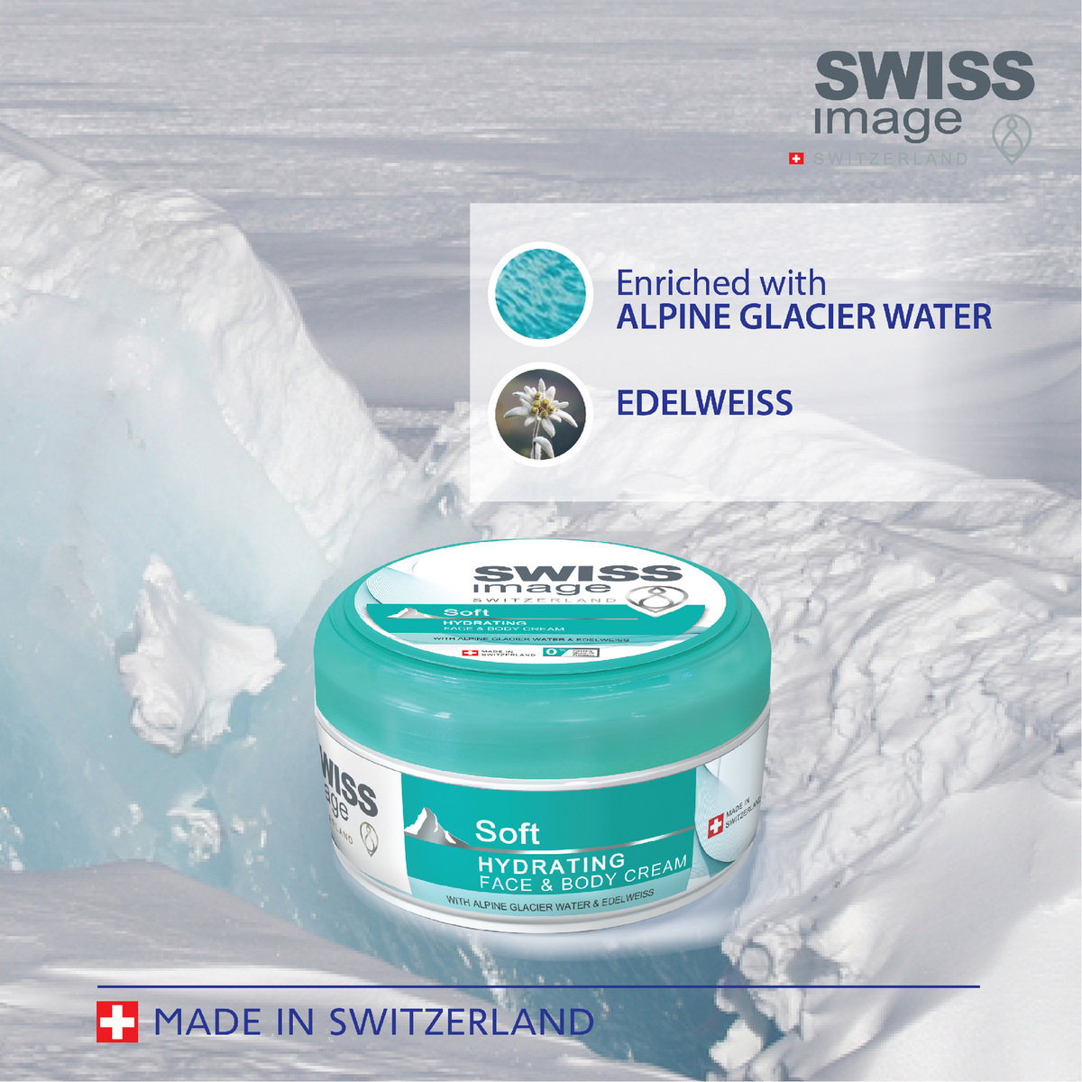Swiss Image Face & Body Cream Soft Hydrating, 200 ml