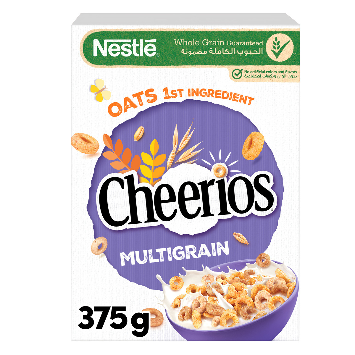 Buy Nestle Cheerios Multigrain Breakfast Cereal 375 g Online at Best Price | Health Cereals | Lulu KSA in UAE