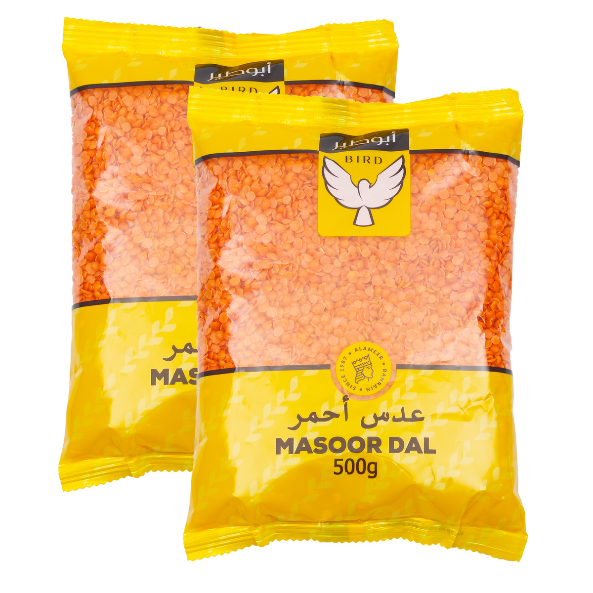 Bird Masoor Dal Value Pack 2 x 500 g