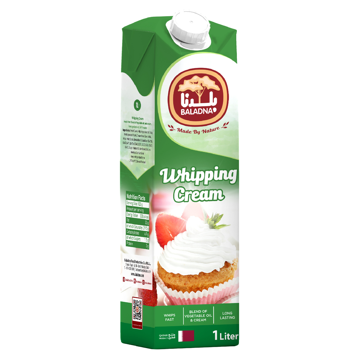 Baladna Whipping Cream 1 Litre
