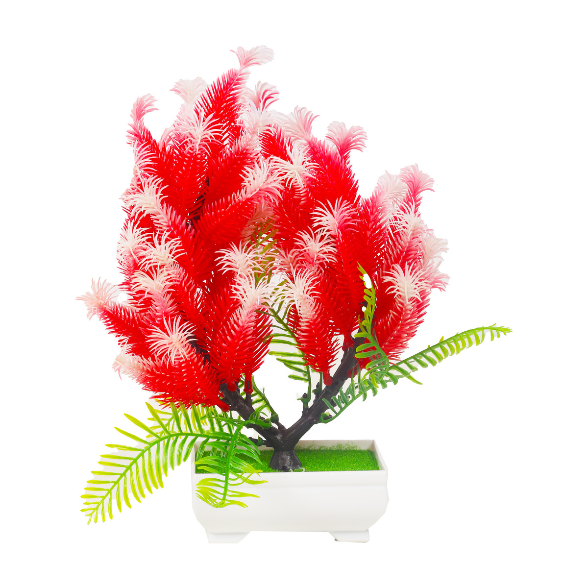 Maple Leaf Plant With Pot PVC FA-092 Assorted Colors