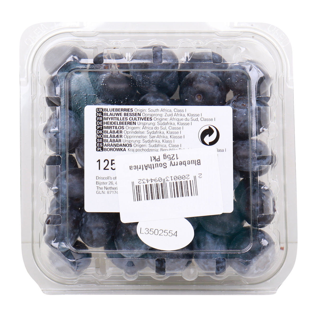 Driscolls Blueberry South Africa, 125 g
