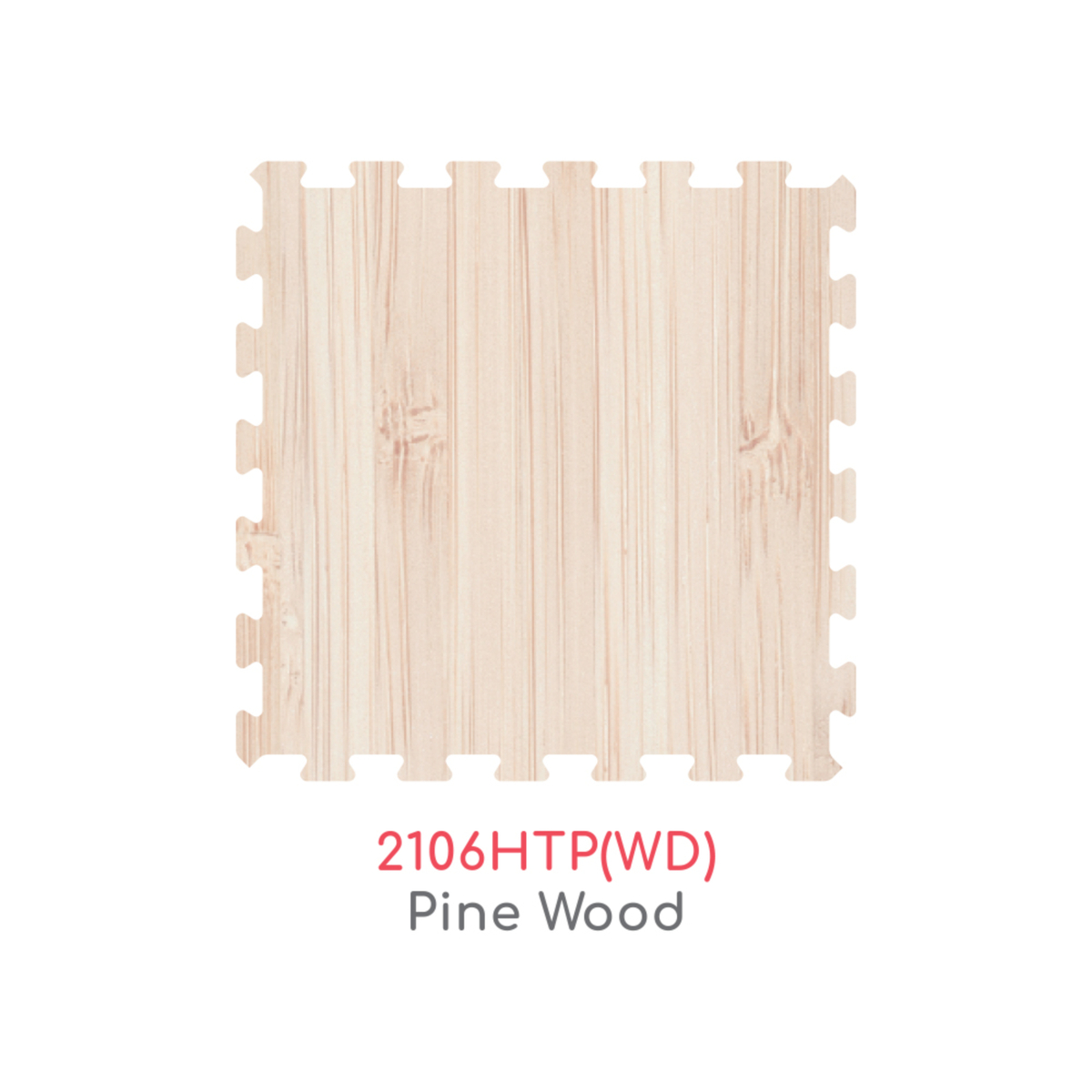 Sunta Printed Floor Mat, Pine Wood, 2106HTP(WD)