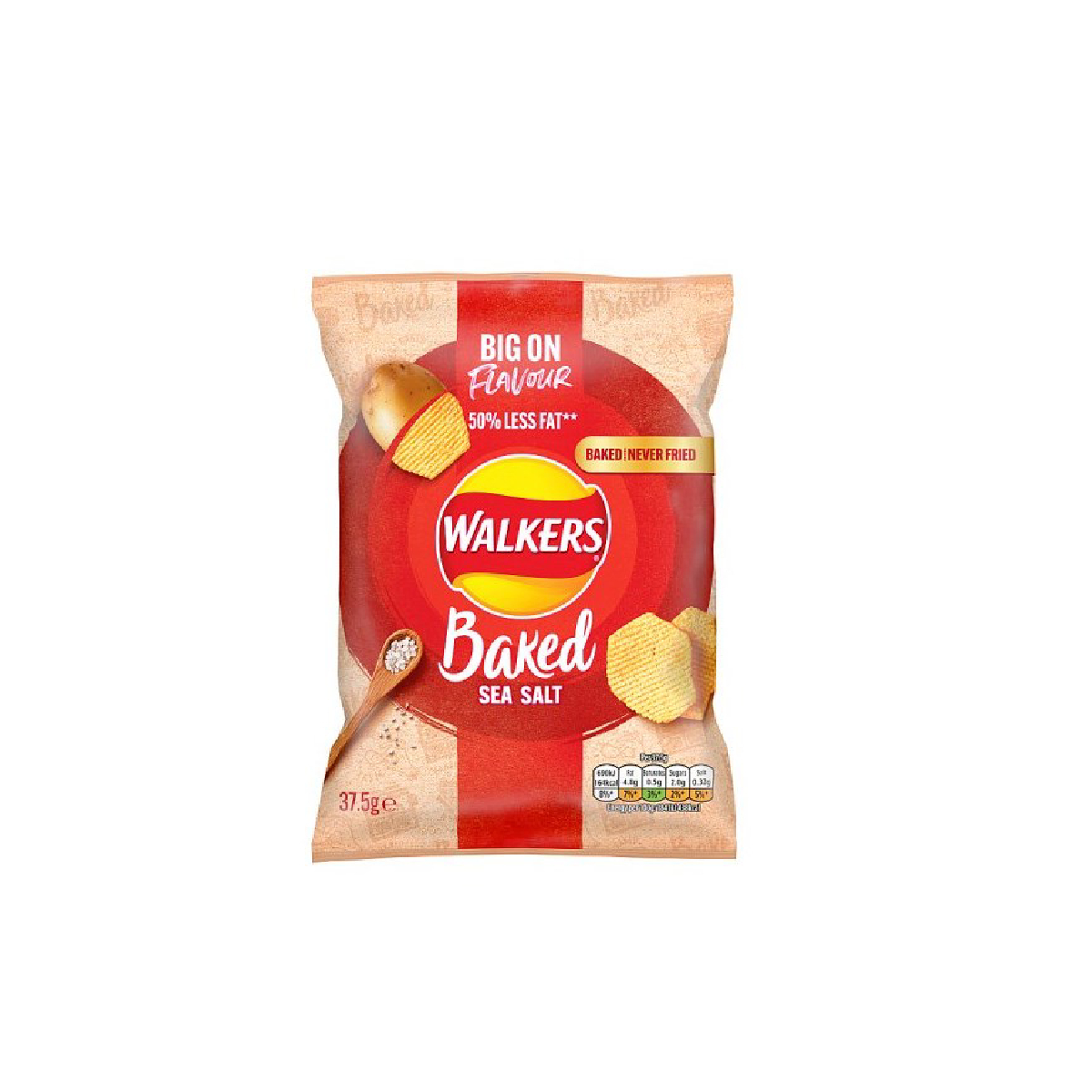 Walkers Baked Seasalt Potato Chips 37.5 g