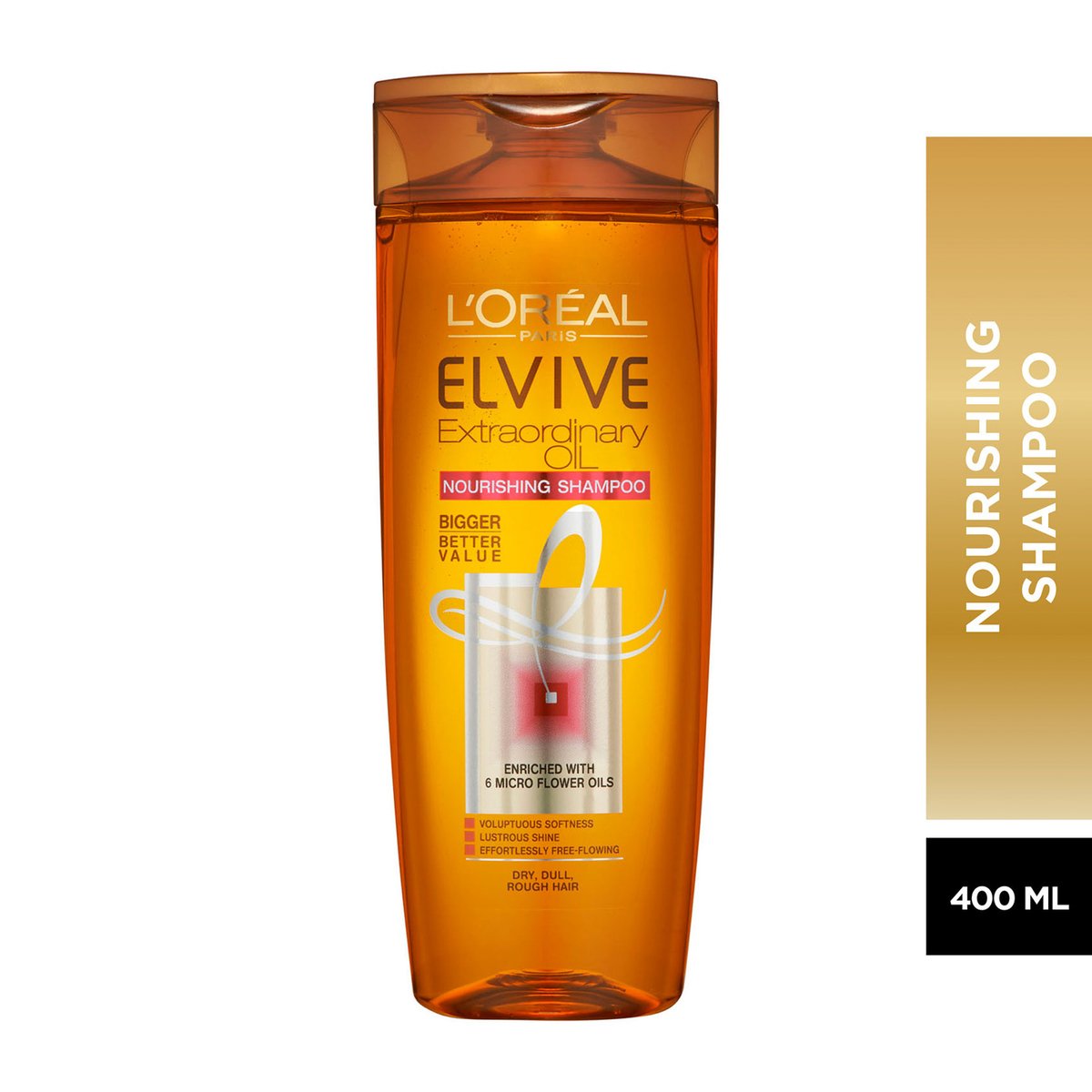 Buy LOreal Paris Elvive Extraordinary Oil Nourishing Shampoo 400 ml Online at Best Price | Shampoo | Lulu Egypt in Saudi Arabia