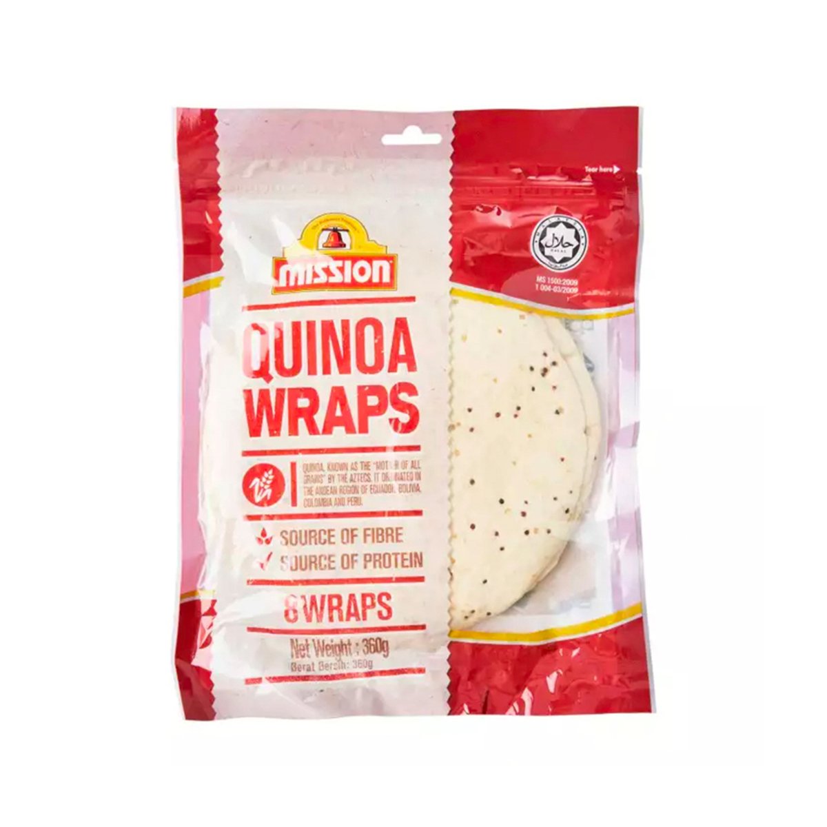 Mission Wrap Quinoa 8pcs