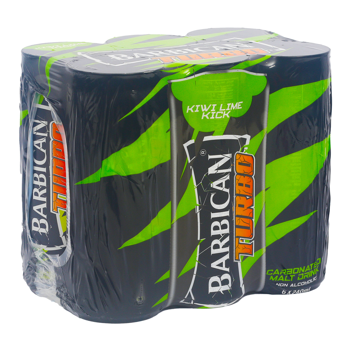 Barbican Turbo Kiwi Lime Can 6 x 240 ml