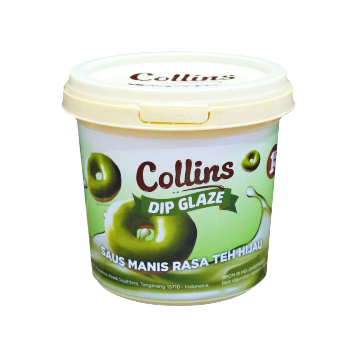 Collins Dip Glaze Greentea 300gr