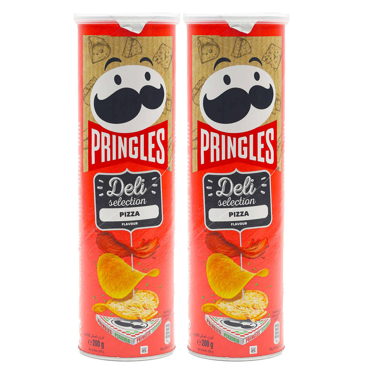 Pringles Deli Pizza Flavour Chips Value Pack 2 x 200 g