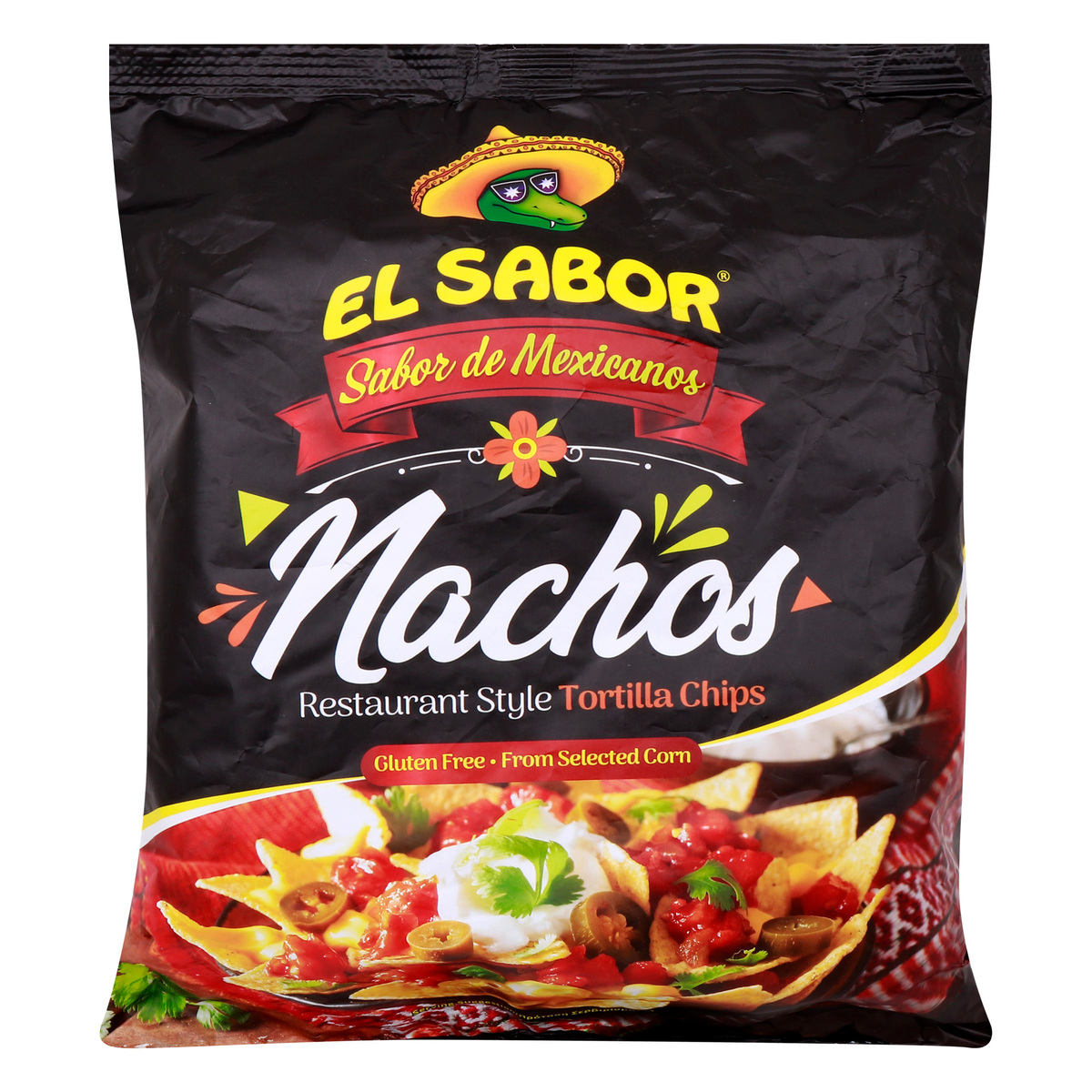 El Sabor Lightly Salted Big Nacho Chips 200 g