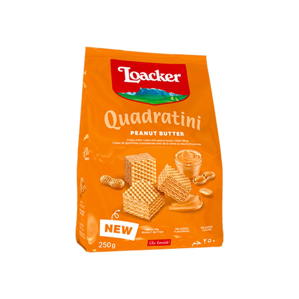 Loacker Quadratini Peanut Butter 250g