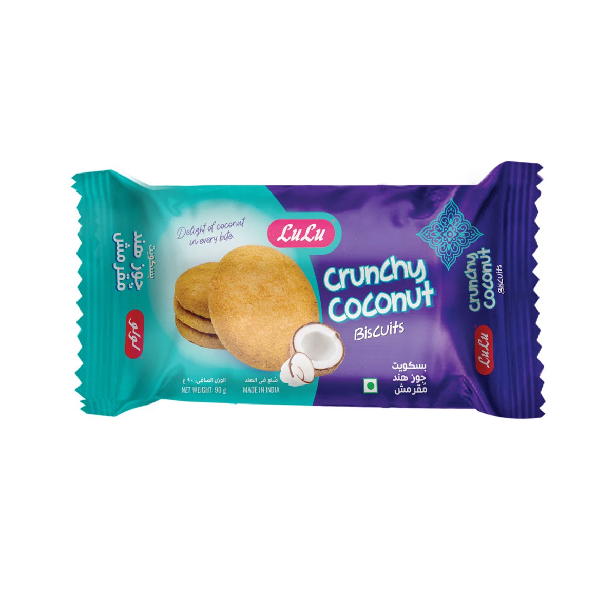 LuLu Crunchy Coconut Biscuits 8 x 90 g