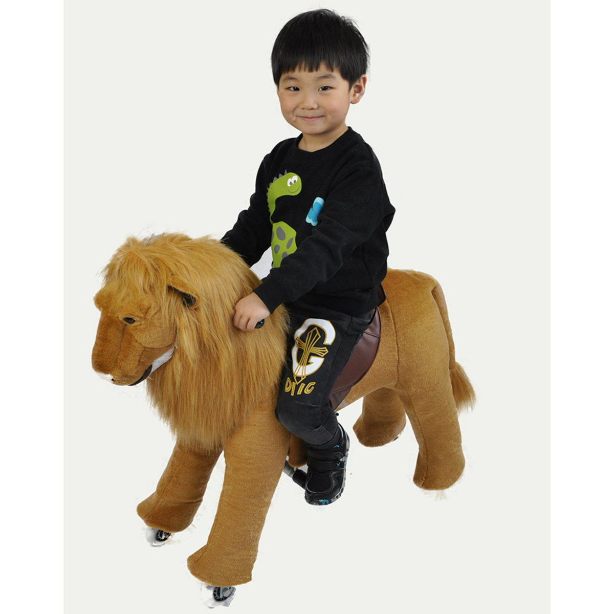 Toby's Ponycycle Riding African Lion Simba, TB-2010