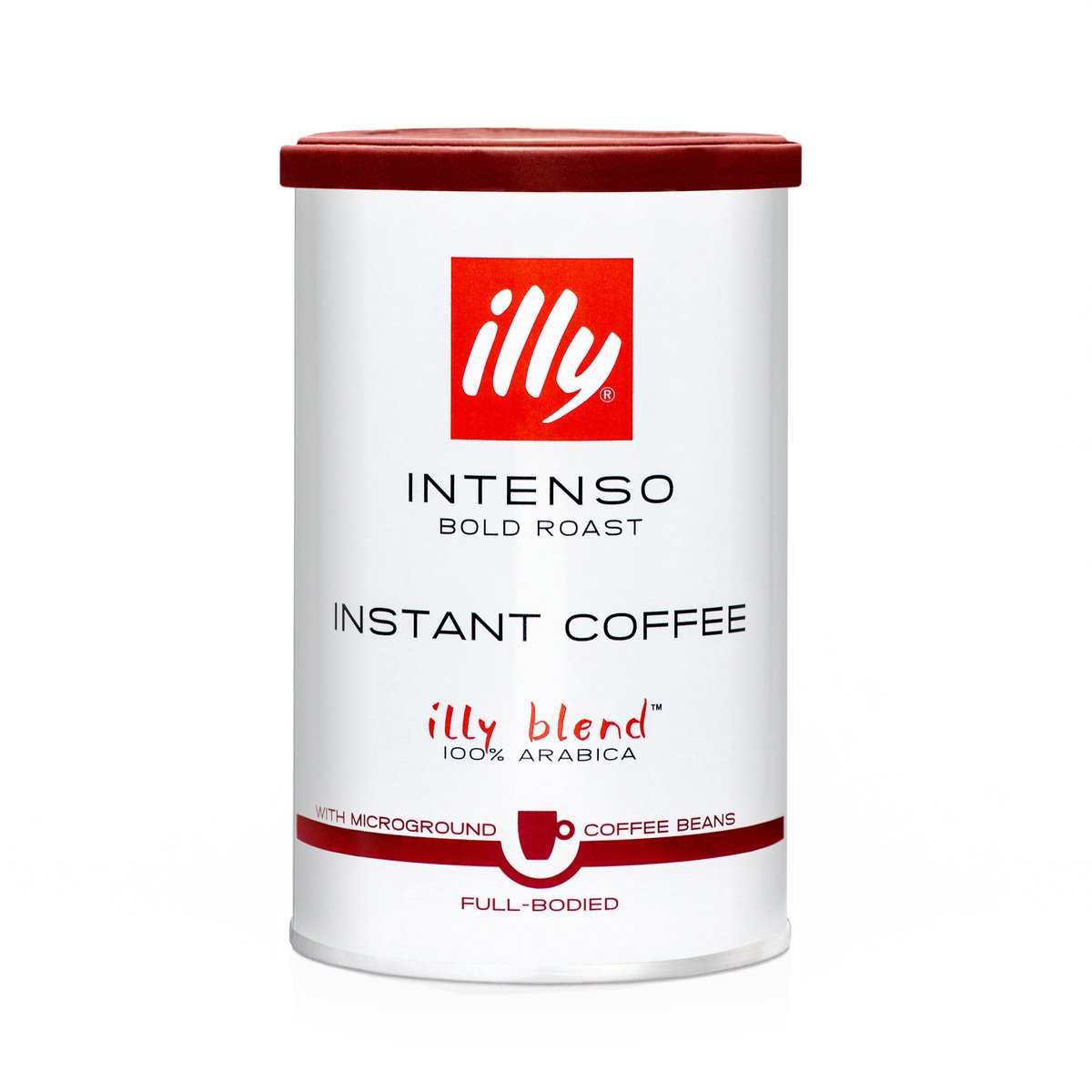Illy Intenso Bold Roast Instant Coffee with Microground Arabica Coffee Beans 95 g