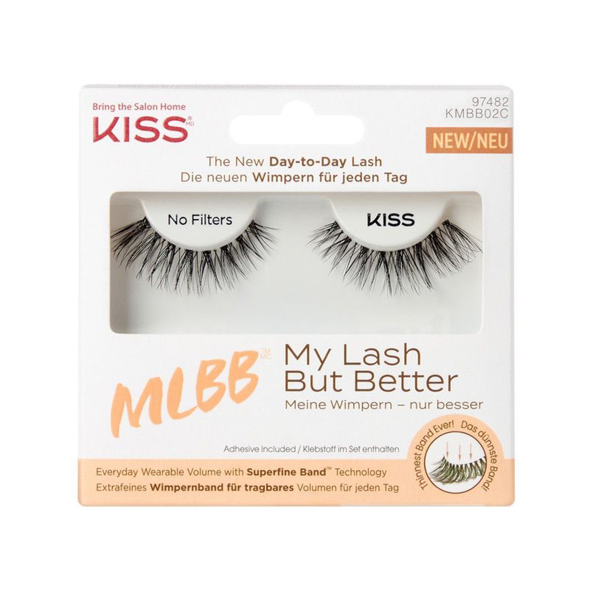 Kiss My Lash But Better Eyelashes KMBB02C 1 pair