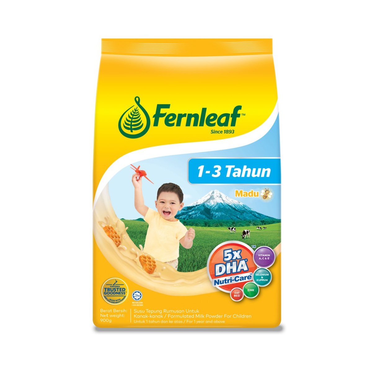 Fernleaf 1+ Honey Milk Powder 900g