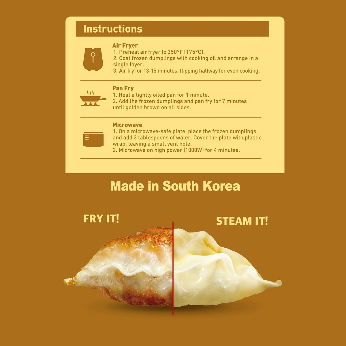 Good Seoul Chicken & Mushroom Korean Dumpling 420 g