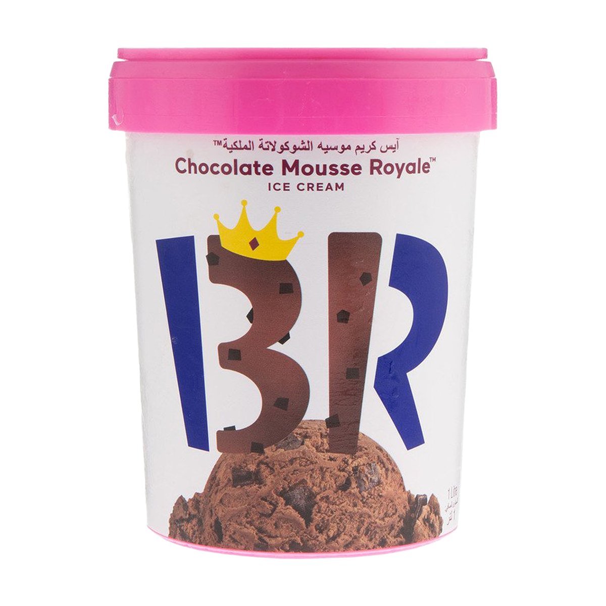 Buy Baskin Robbins Chocolate Mousse Royale Ice Cream 1 Litre Online at Best Price | Ice Cream Take Home | Lulu Kuwait in Saudi Arabia