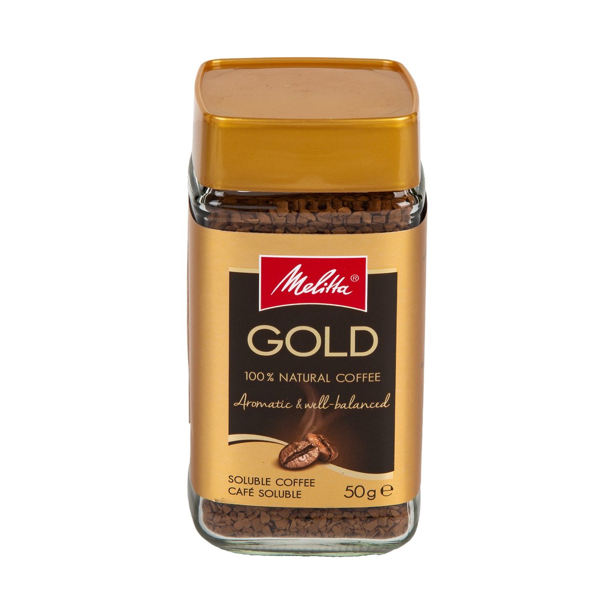 اشتري قم بشراء Melitta Gold 100% Natural Coffee 50 g Online at Best Price من الموقع - من لولو هايبر ماركت Coffee في الامارات